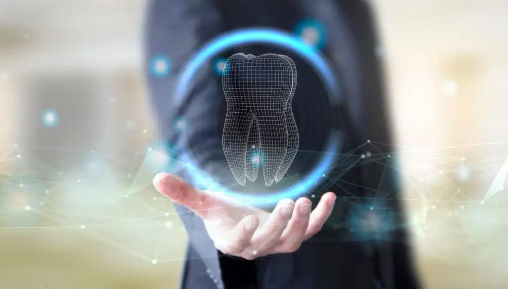 a graphic representing innovative dental technology of smith dentalworks